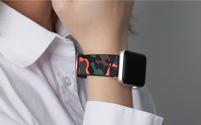 Camouflage Silicone  strap for Apple Watch - Premium Apple Watch Accessories from Dressmycell.com - Just $22.00! Shop now at Dressmycell.com Camouflage Silicone  strap for Apple Watch - Premium Apple Watch Accessories from Dressmycell.com - Just $22.00! Shop now at Dressmycell.com